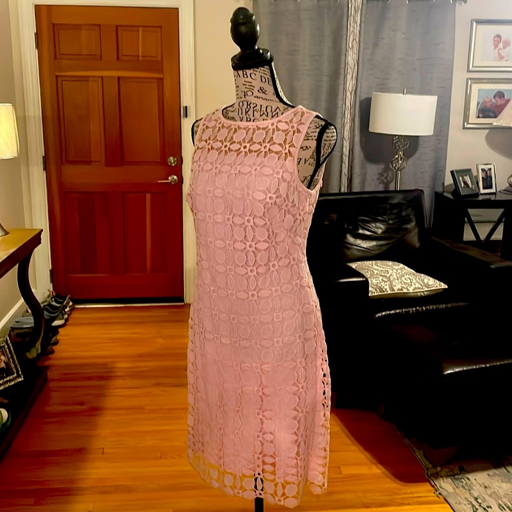 Baby pink Ralph Lauren shift dress